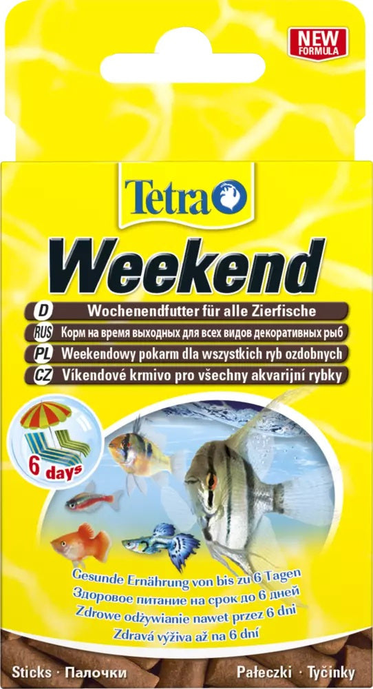 TETRA Weekend Hrană pentru peşti tropicali, 10 tablete 9g - Maxi-Pet.ro