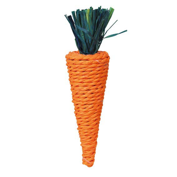 TRIXIE Jucărie pentru rozătoare, Morcov din Paie 20cm - Maxi-Pet.ro