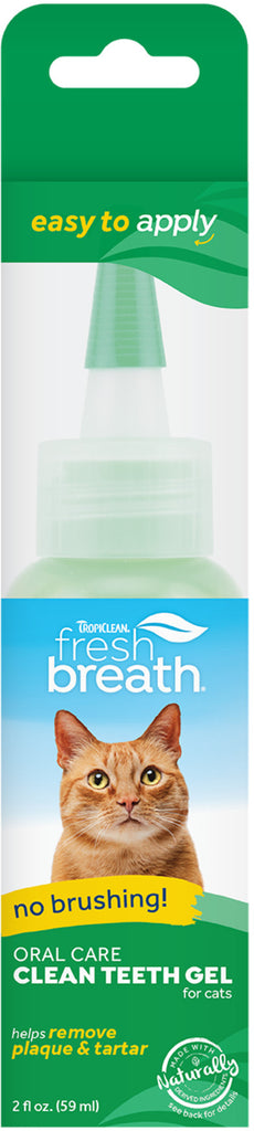 TROPICLEAN Gel dentar fara periaj pentru pisici Fresh Breat, 59ml