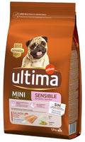 ULTIMA Hrană uscată pentru câini Mini Adult Sensitiv, cu Somon 1,5kg