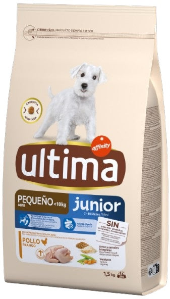ULTIMA Hrana uscata pentru catelusi, JUNIOR, cu Pui 400g 