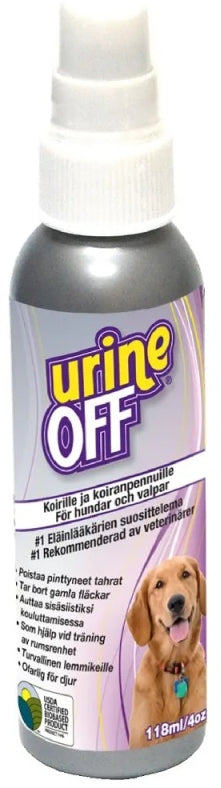 URINE OFF Spray pt indepartarea mirosului si petele de urina a cainilor, 118ml
