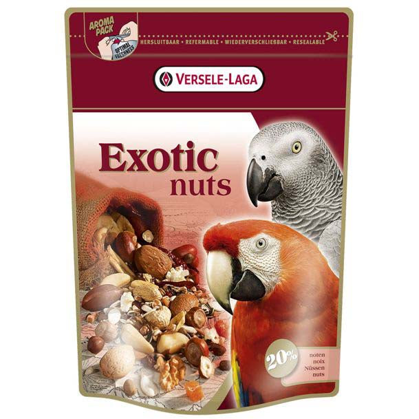 VERSELE-LAGA Exotic Nuts Hrană pentru papagali mari Nuci 750g - Maxi-Pet.ro