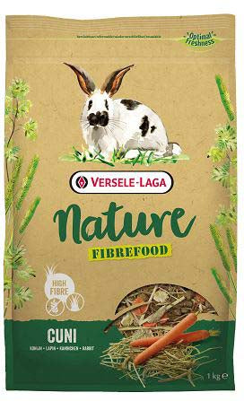 VERSELE-LAGA Nature Cuni Fibrefood Hrană cu fibre pentru iepuri sensibili 1kg - Maxi-Pet.ro