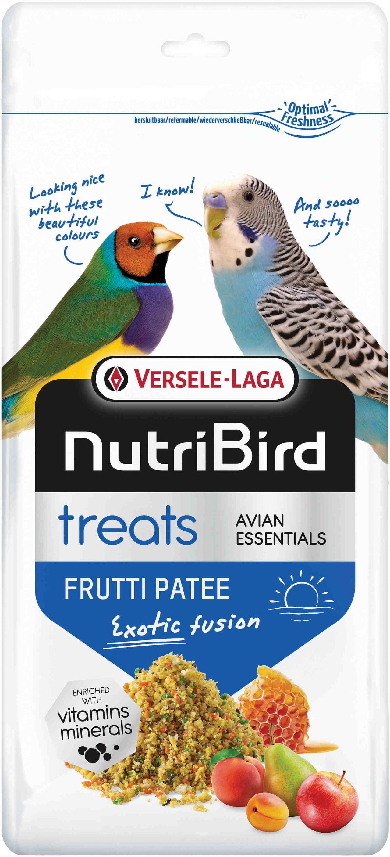 VERSELE-LAGA Nutribird  Hrana umeda cu fructe pt toate tipurile de pasari 250g