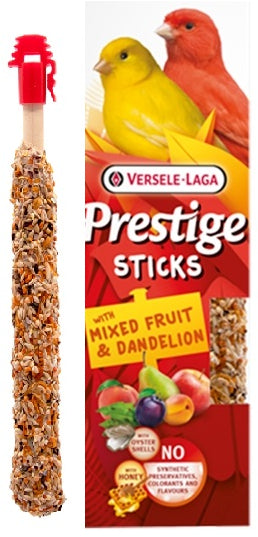 VERSELE-LAGA Prestige Baton pentru canari Fructe Exotice, 2 bucati, 60g