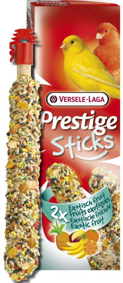 VERSELE-LAGA Prestige Baton pentru canari Fructe Exotice, 2 bucati, 60g