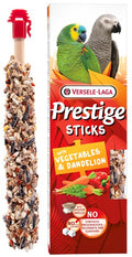 VERSELE-LAGA Prestige Baton pentru papagali mari, Legume şi Păpădi 2 bucăţi 140g