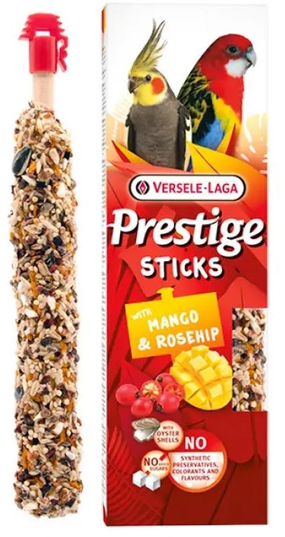 VERSELE-LAGA Prestige Baton pentru pasari medii, Mango si Macese 2 buc140g