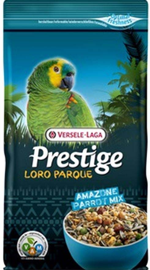 VERSELE-LAGA Prestige Loro Parque Amazon Parrot Mix Hrană pt papagali medii 1kg - Maxi-Pet.ro