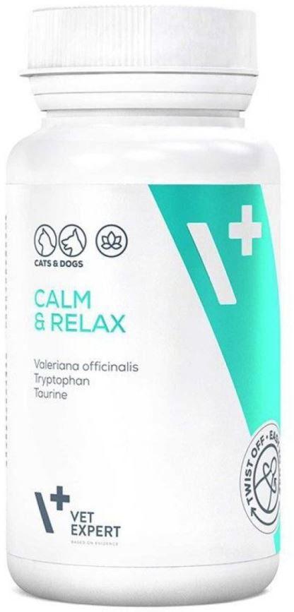 VETEXPERT Calm & Relax Suplimente pentru caini si pisici 30 caps, TwistOff