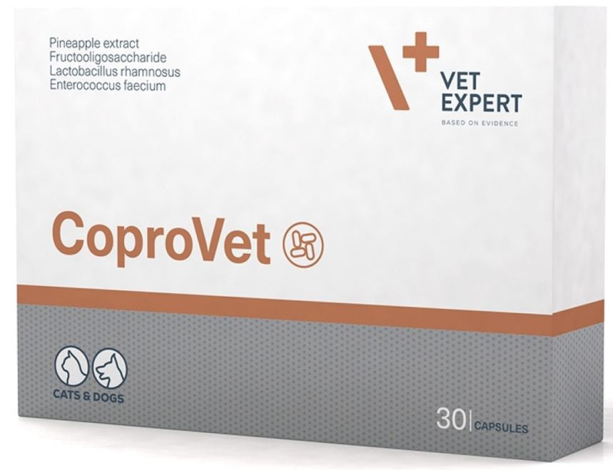 VETEXPERT CoproVet Suplimente pentru câini şi pisici, 30 capsule - Maxi-Pet.ro