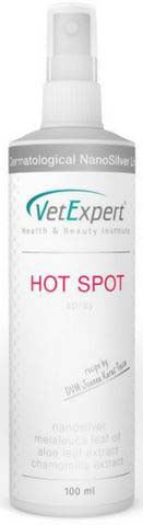 VETEXPERT Spray HOT SPOT antiseptic pentru tratarea zgârieturilor 100ml - Maxi-Pet.ro