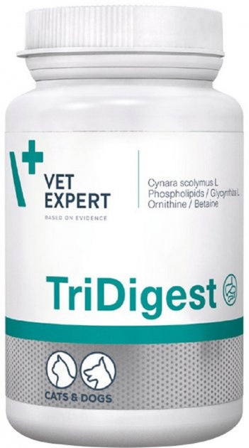 VETEXPERT TriDigest Supliment alimentar pentru caini si pisici 40 capsule