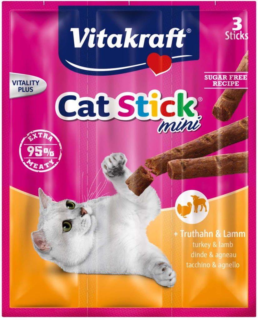 VITAKRAFT Baton Mini Recompensă pentru Pisici, cu Miel şi Curcan - Maxi-Pet.ro