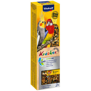 VITAKRAFT Baton pentru papagali mijlocii, cu vitamine pt penaj 2 bucati, 180g
