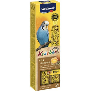 VITAKRAFT Baton pentru perusi, cu Ou si Seminte de iarba, 2 bucati, 54g