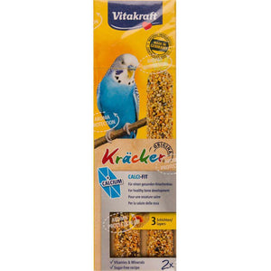 VITAKRAFT Baton pentru perusi Calci Fit, cu Calciu si Miere 2 bucati, 60g