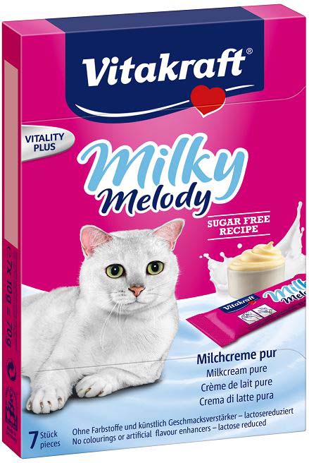 VITAKRAFT Delicatesa pentru pisici Milky Melody 7x10g, 70g
