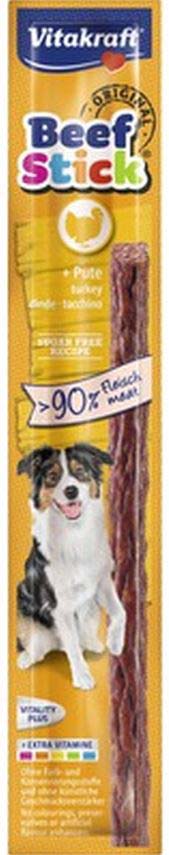 VITAKRAFT Delicatese pentru caini Beef Stick cu Curcan 1 bucata, 12g