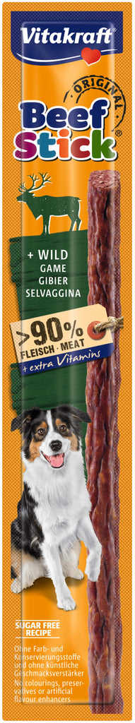 VITAKRAFT Delicatese pentru câini Beef Stick cu Vânat, 1 bucată, 12g - Maxi-Pet.ro
