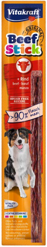VITAKRAFT Delicatese pentru câini Beef Stick cu Vită, 1 bucată, 12g - Maxi-Pet.ro