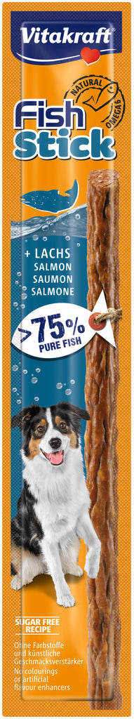 VITAKRAFT Delicatese pentru câini Fish Stick cu Somon, 1 bucată, 15g - Maxi-Pet.ro