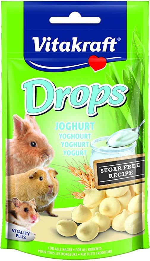 VITAKRAFT Dropsuri cu Iaurt pentru rozatoare 75g