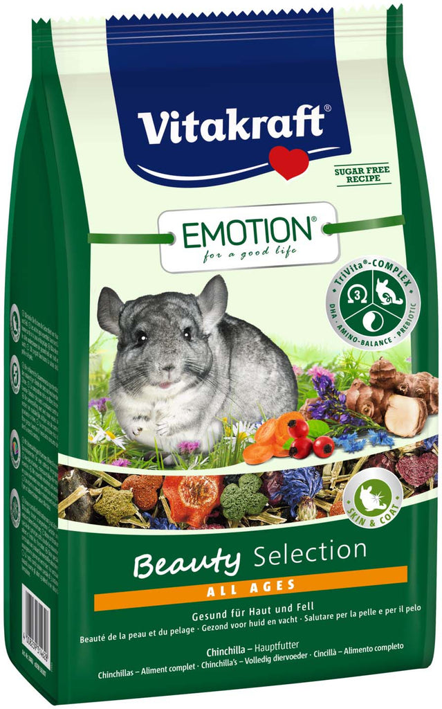 VITAKRAFT Hrană Emotion Beauty pentru Chinchilla 600g - Maxi-Pet.ro