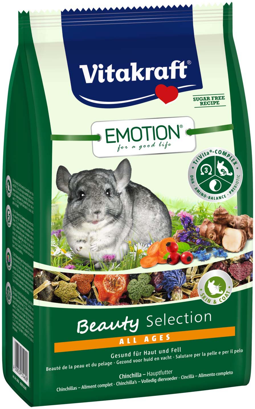 VITAKRAFT Hrana Emotion Beauty pentru Chinchilla 600g