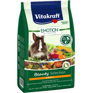 VITAKRAFT Hrana Emotion Beauty pentru iepuri, cu Omega-6, 600g