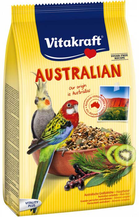 VITAKRAFT Menu Australian pentru papagali, cu Eucalipt 750g - Maxi-Pet.ro