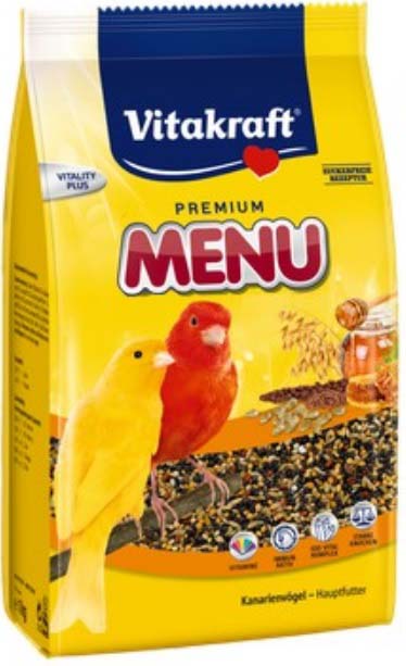 VITAKRAFT Menu VITAL cu Ierburi, Hrana completa pentru Canari 500g