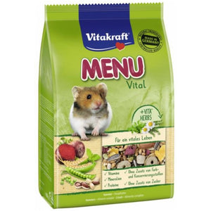 VITAKRAFT Menu VITAL cu Ierburi, Hrana completa pentru Hamsteri 400g