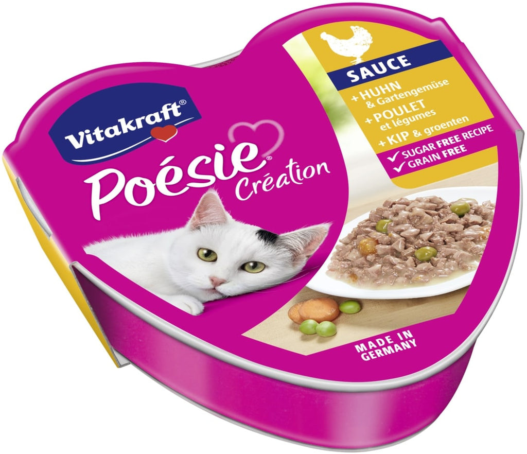 VITAKRAFT Poesie Creation Bol pentru pisici, cu Pui si Legume 85g