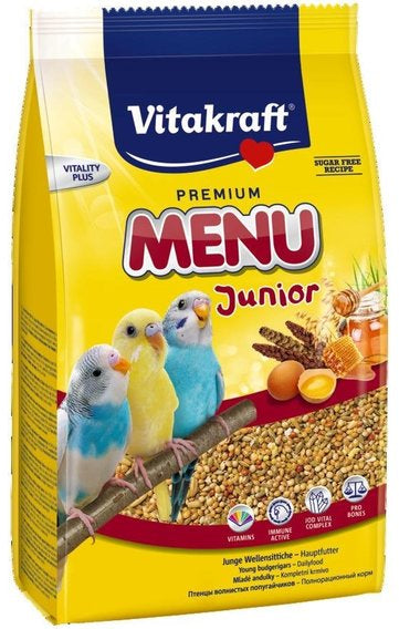 VITAKRAFT Premium Menu JUNIOR cu Ierburi Hrana completa pentru perusi tineri500g