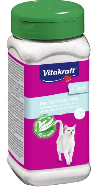 VITAKRAFT Pudra odorizanta Deo Fresh pentru litiera Aloe Vera 720g
