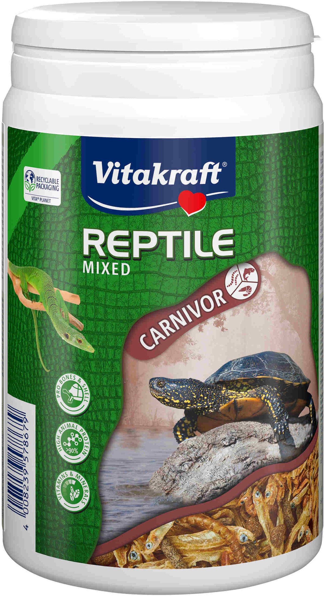 VITAKRAFT Reptile Mixed Carnivor, Hrana pentru reptile carnivore 1l