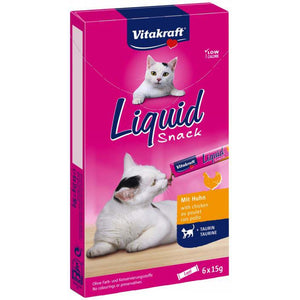 VITAKRAFT Snack lichid pentru pisici, cu Pui si Taurina
