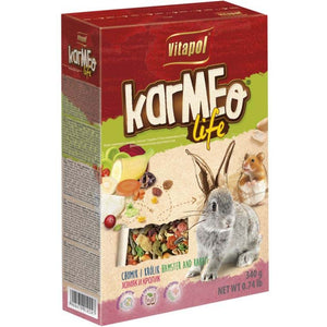 VITAPOL KarMeo Hrana complementara pt hamsteri si iepuri, Legume si Fructe 340g 