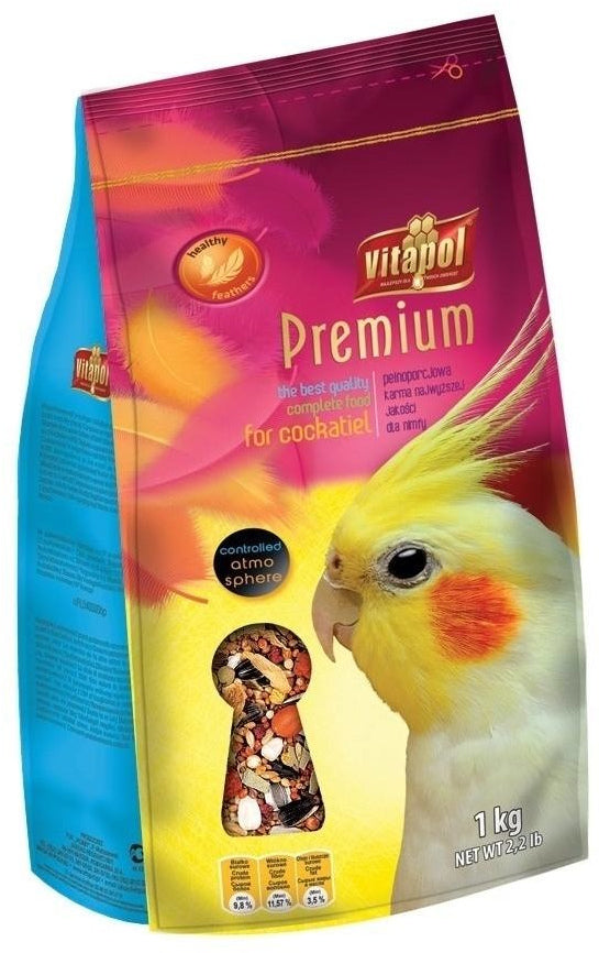 VITAPOL Premium Hrană completă pentru nimfe 1kg - Maxi-Pet.ro