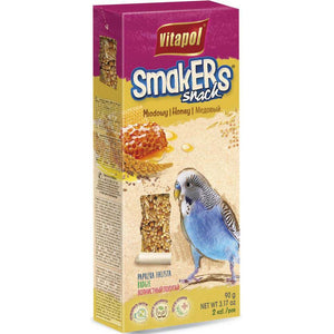 VITAPOL Smakers Snacks pentru perusi Miere, 2 bucati, 90g