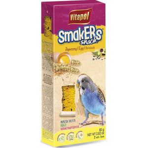 VITAPOL Smakers Snacks pentru perusi Ou, 2 bucati, 80g