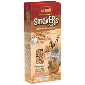 VITAPOL Smakers Snacks pentru rozatoare Alune, 2 bucati, 90g