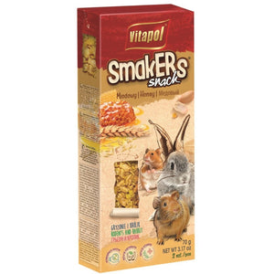 VITAPOL Smakers Snacks pentru rozatoare Miere, 2 bucati, 90g