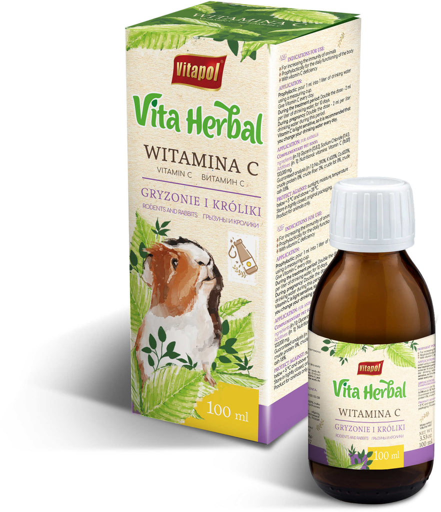 VITAPOL Vita Herbal Vitamina C pentru rozatoare 100ml