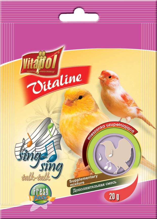 VITAPOL VitaLine pentru canari, Stimularea cântatului 20g - Maxi-Pet.ro