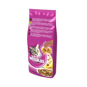 Hrana uscata pentru pisici Whiskas cu pui si ficat 14 kg - Animax