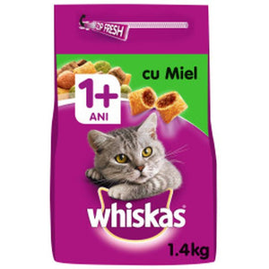 WHISKAS Hrana uscata pentru pisici adulte, cu Miel 1,4kg