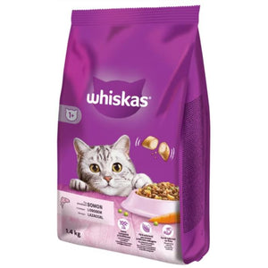 WHISKAS Hrana uscata pentru pisici Adulte, cu Somon 1,4kg